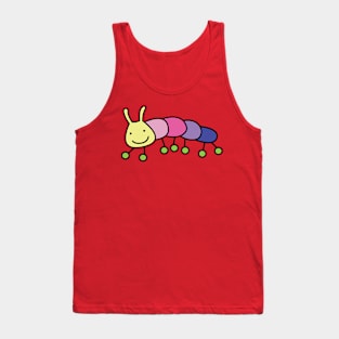 Cartoon  funny caterpillar Tank Top